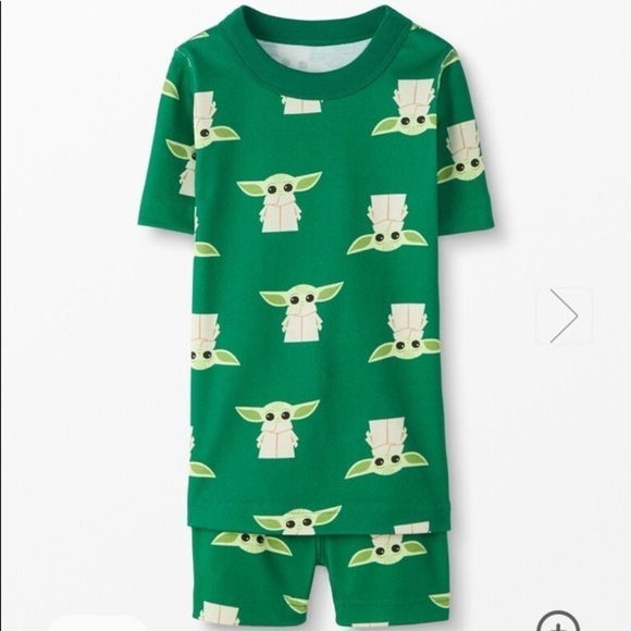 Hanna Andersson Star Wars Grogu The Child Short John Pajamas In Organic Cotton - Picture 1 of 7